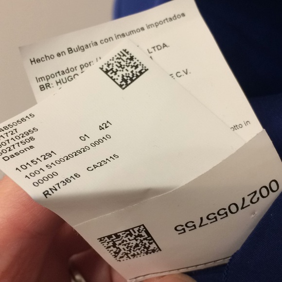 Hugo Boss Dasona Blue Dress - Picture 7 of 7